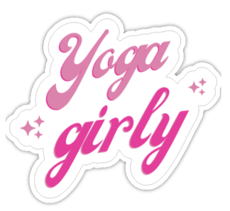 Yoga Girly Sticker